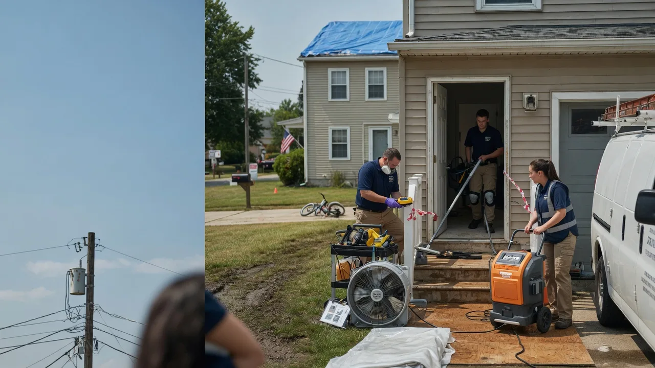 Water Damage Repair in Liberty Center, IN near me